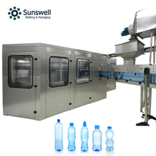 Полностью автоматическая ротационная машина для розлива минеральной чистой воды в ПЭТ-бутылки, оборудование для завода по розливу, цена